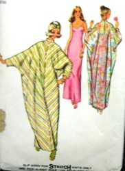 5720 `73 KNIT FULL SLIP,FLOOR CAFTAN,TURBAN PATTERN 16-18
